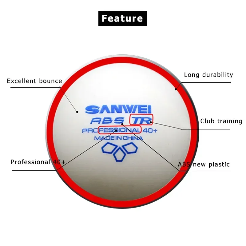 SANWEI-ABS TR 3 звезды мячи дл – обзор и цена Table Tennis Video Game