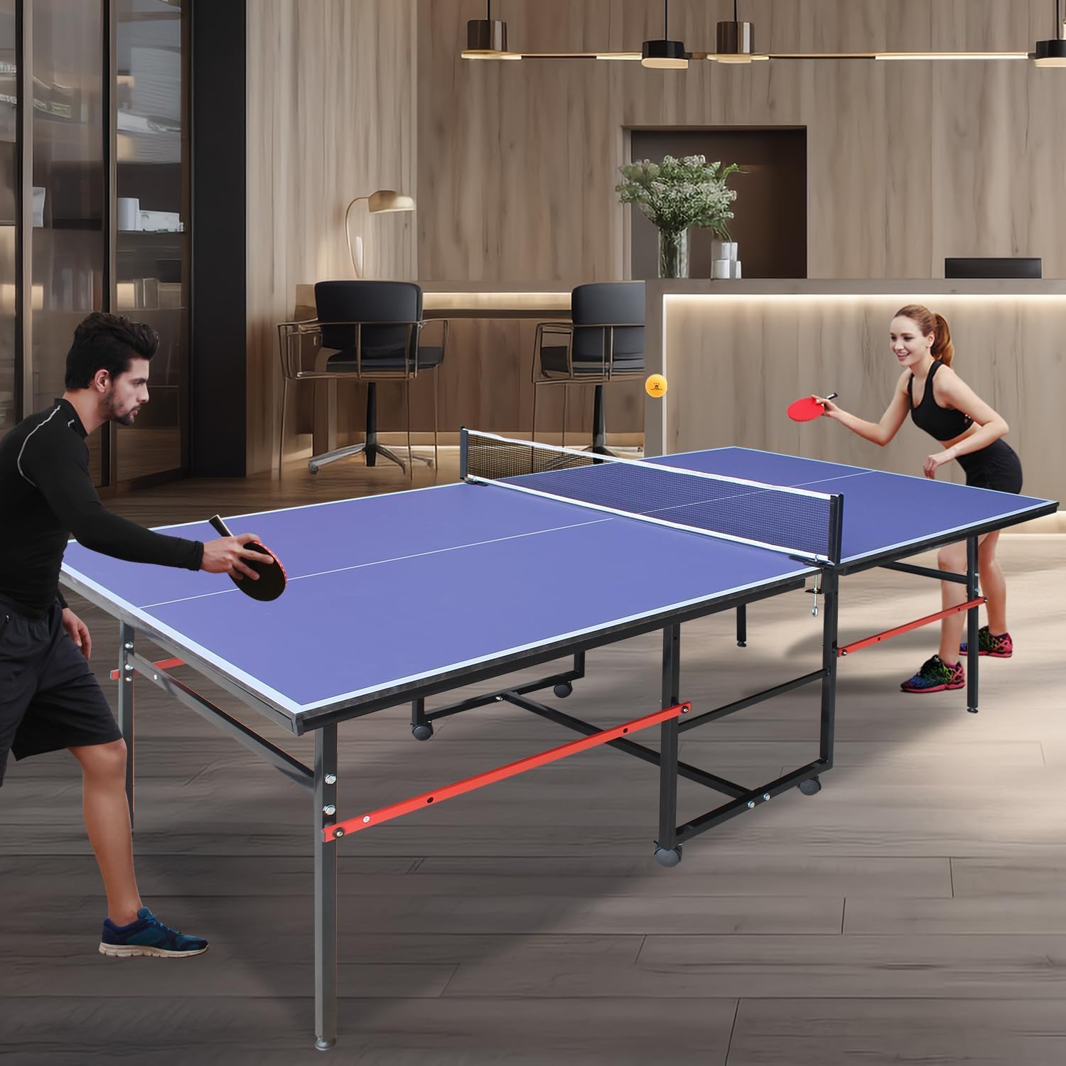8-футовый переносной стол для  – обзор и цена Table Tennis Video Game