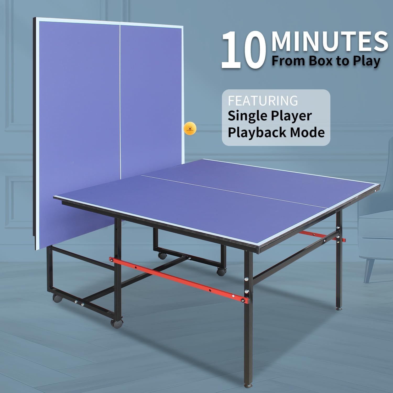 8-футовый переносной стол для  – обзор и цена Table Tennis Video Game