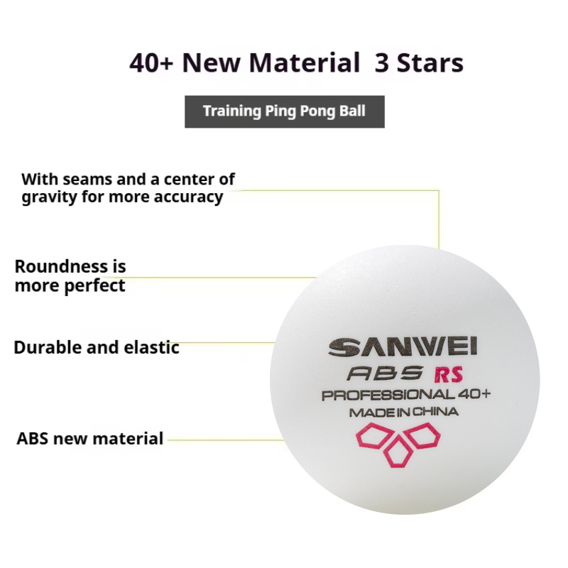 SANWEI RS40 + 3-звездочные мяч – обзор и цена Table Tennis Video Game